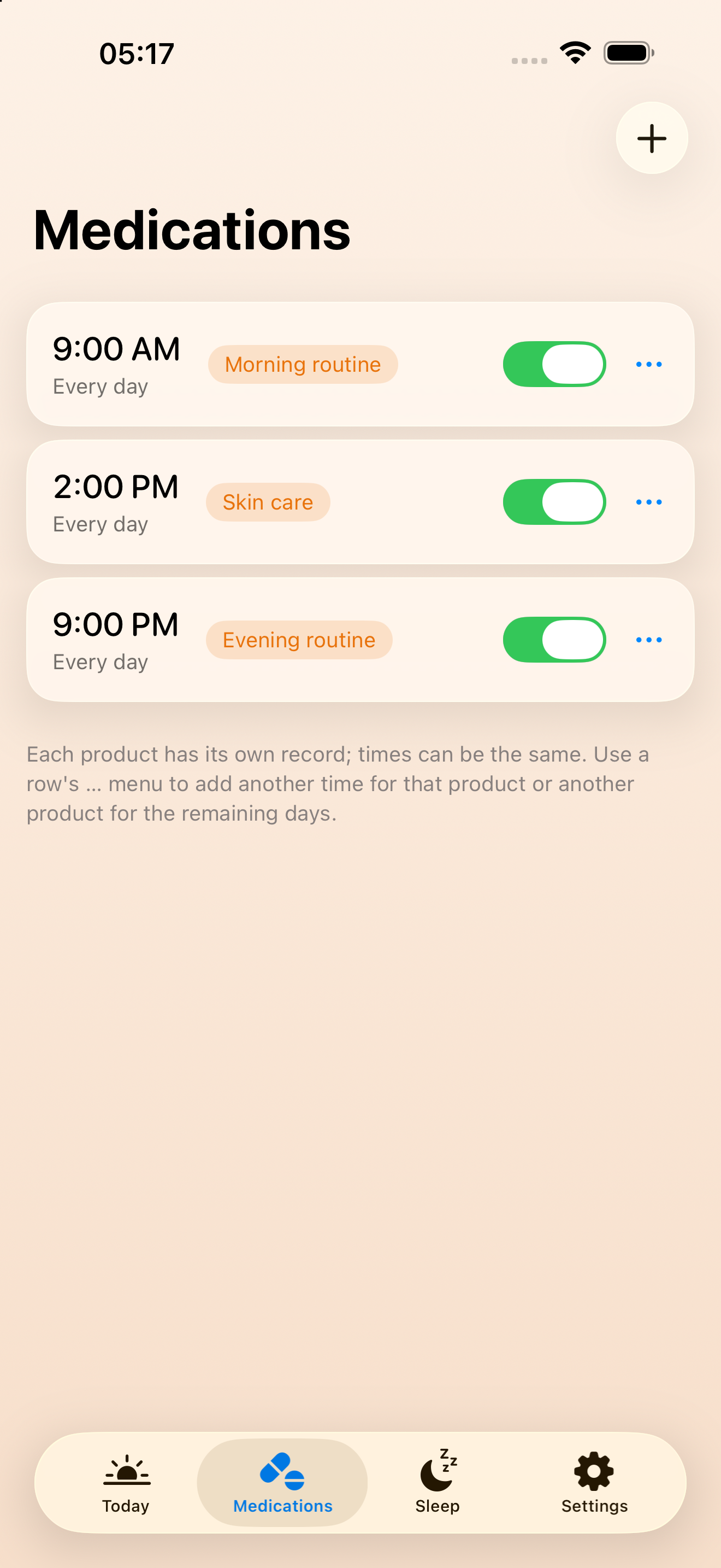 Doza — Routines: Make your own schedule.