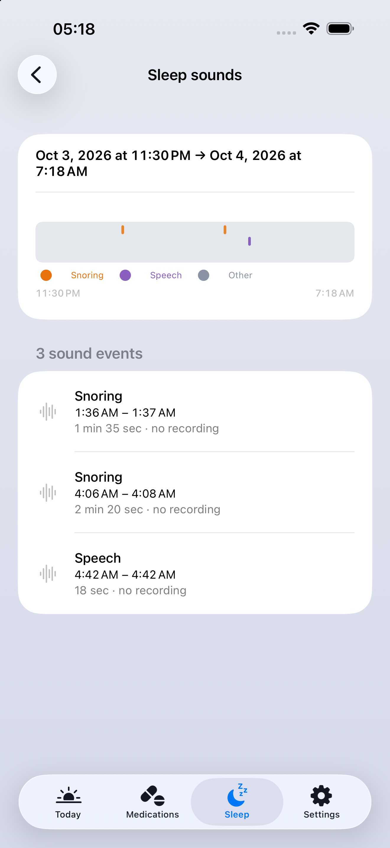 Doza — Sleep sounds: Explore sound regions together.
